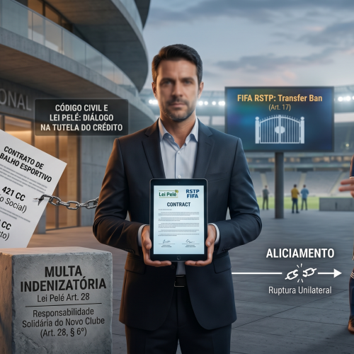 Tutela externa do crédito e o aliciamento de atleta profissional por entidade desportiva diversa da contratante: Diálogo do Código Civil com a Lei Pelé